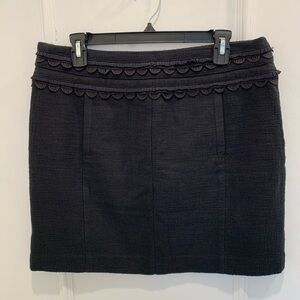 Tory Burch black mini skirt. Size 12